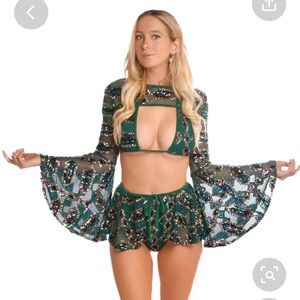 the lumi shop sequin rave set